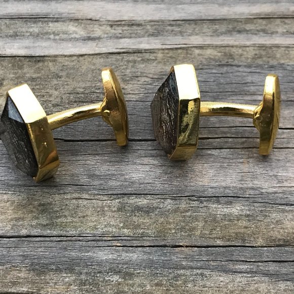 Men Cuff Link Gold Tone men Jewelry - Picture 5 of 10
